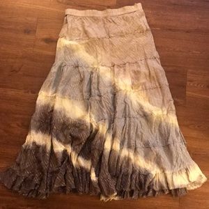 Multicolored, Ankle Length Skirt
